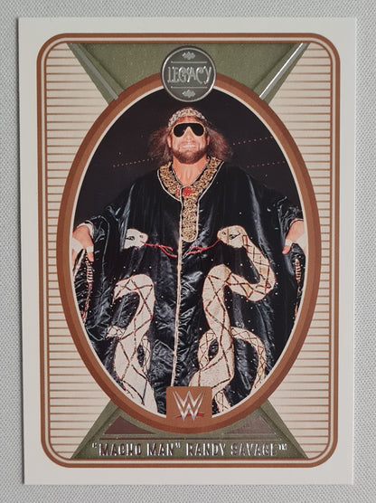 "Macho Man" Randy Savage - 2022 Panini Chronicles Legacy WWE #145 PSA 9.5