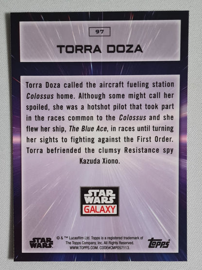 Torra Doza - Topps Star Wars Galaxy #97