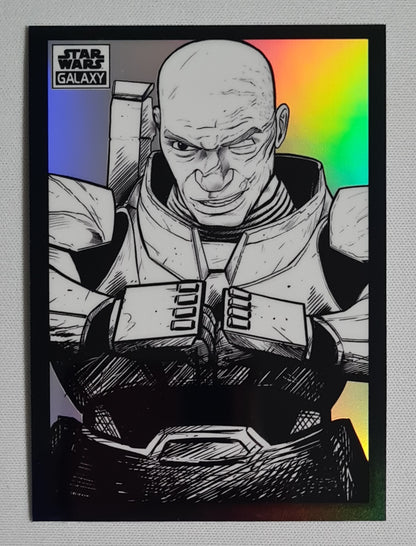 Sketch Variation - 2022 Star Wars Chrome Galaxy #BV-91 Refractor