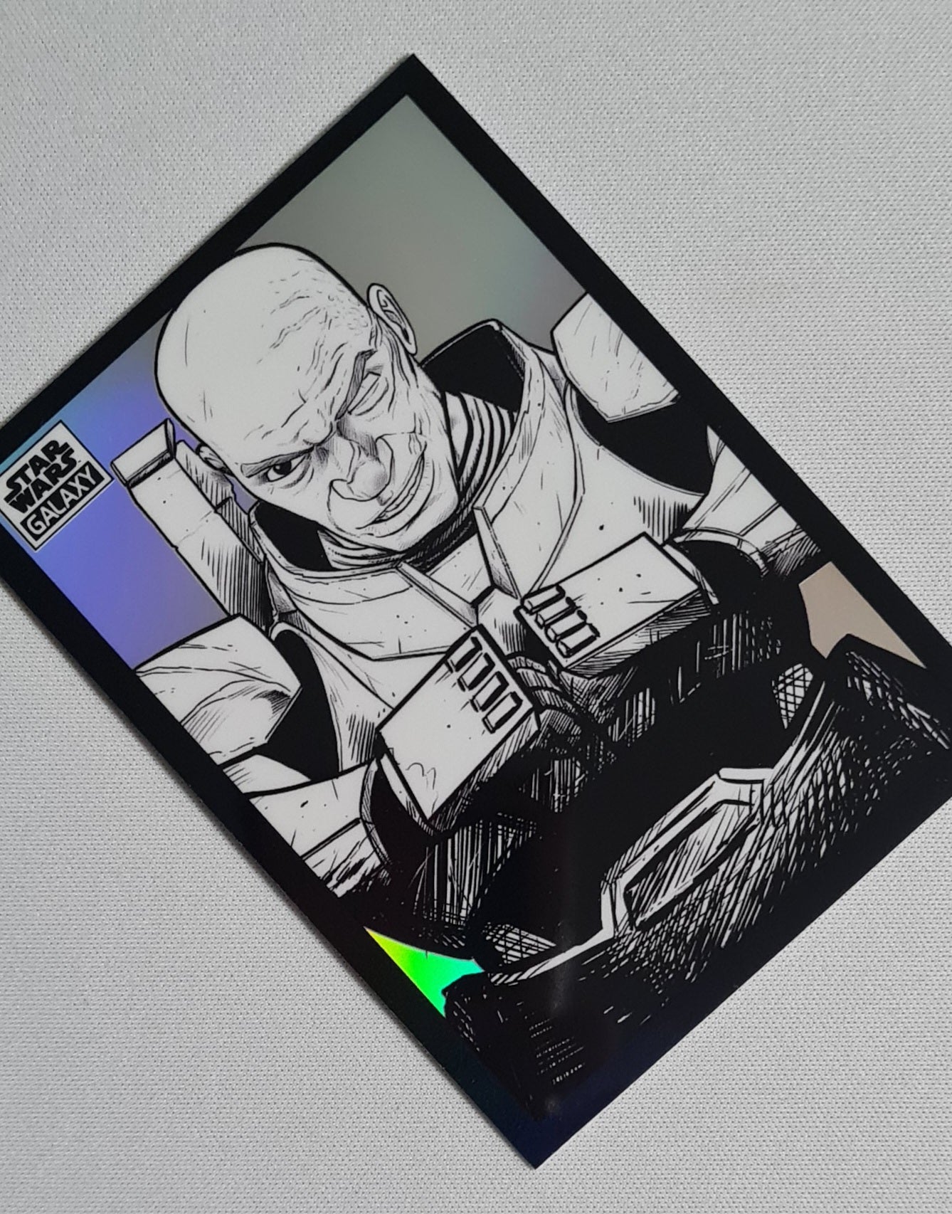 Sketch Variation - 2022 Star Wars Chrome Galaxy #BV-91 Refractor