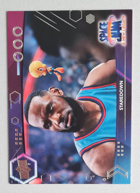 Lebron James - 2022 Upper Deck - Space Jam: A New Legacy - Lebron Staredown #55