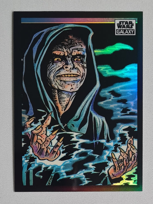 Emperor Palpatine - Topps Star Wars Galaxy  #37 - Star Wars: The Emperor's power - Refractor