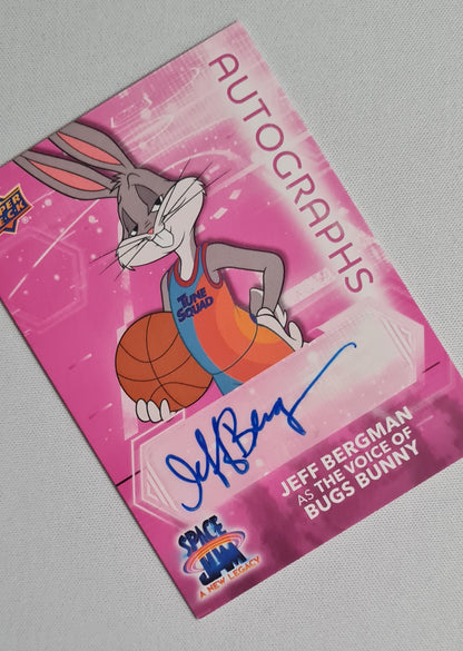 Bugs Bunny - 2021 Upper Deck Space Jam - A new Legacy with Jeff Bergman (as the voice of Bugs Bunny) #PS-JB /Autograph Rare Hit!