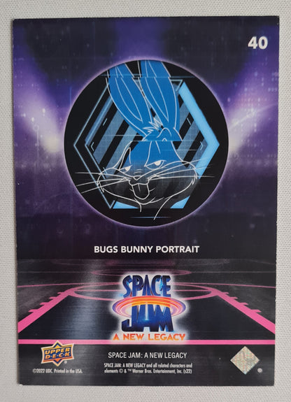 Bugs Bunny Portrait - 2022 Upper Deck Space Jam - a new Legacy #40