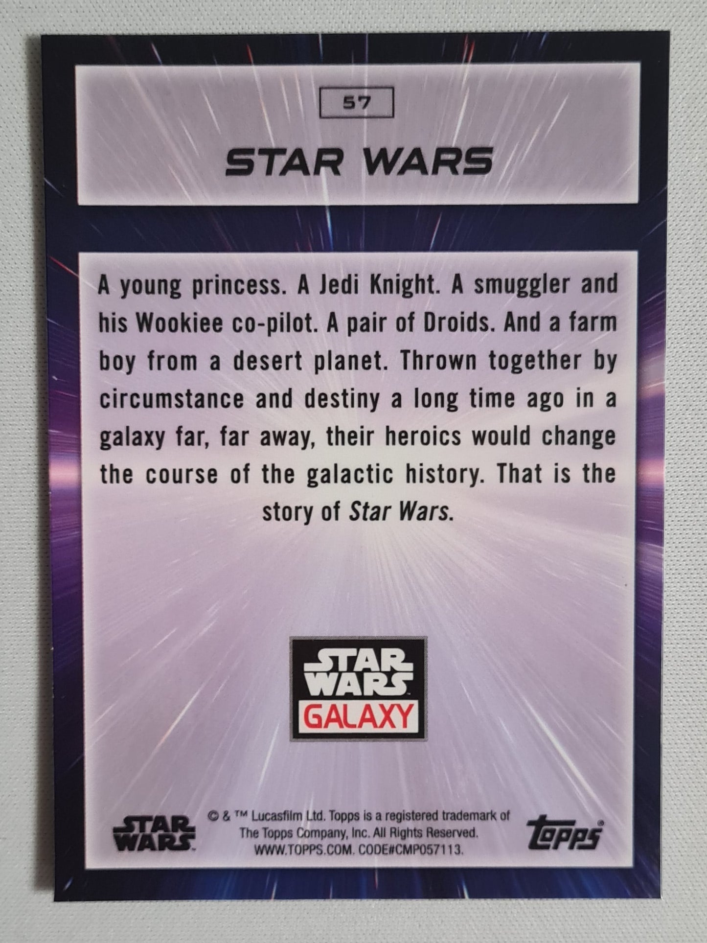 Star Wars - Topps Star Wars Galaxy #57