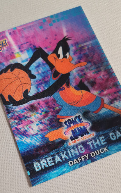 Daffy Duck - 2021 Upper Deck Space Jam - a new legacy #D3-2 "Breaking the Game" 3D Card