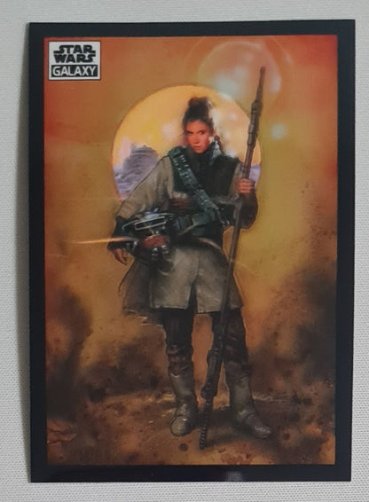 Princess Leia - Topps Star Wars Galaxy #45 - Leia Organa in her Boushh Disguise