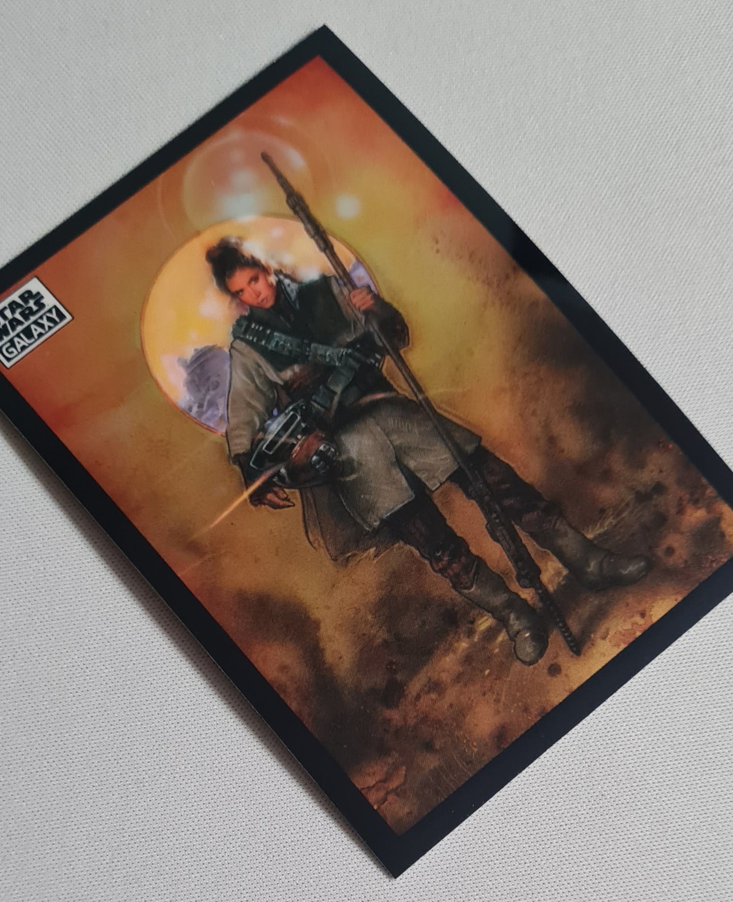 Princess Leia - Topps Star Wars Galaxy #45 - Leia Organa in her Boushh Disguise