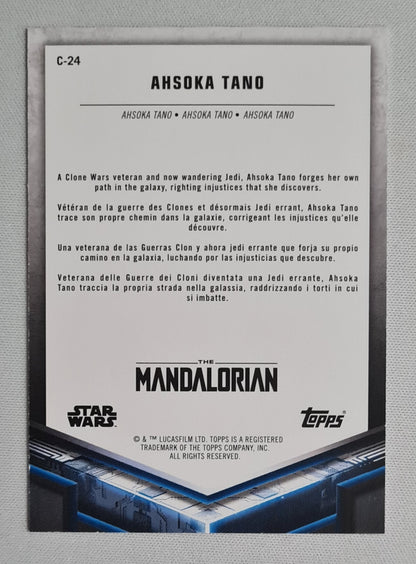 Ahsoka Tano - Topps Star Wars - The Mandalorian  #C-24 - Characters