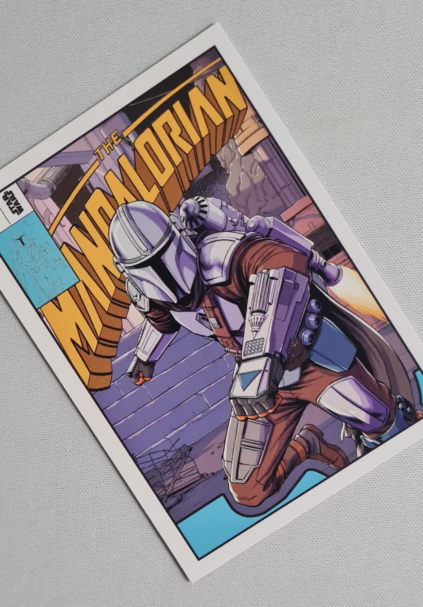 The Mandalorian - Topps Star Wars "Collect all 6 Comic Book Artwork Cards!" #CC-1