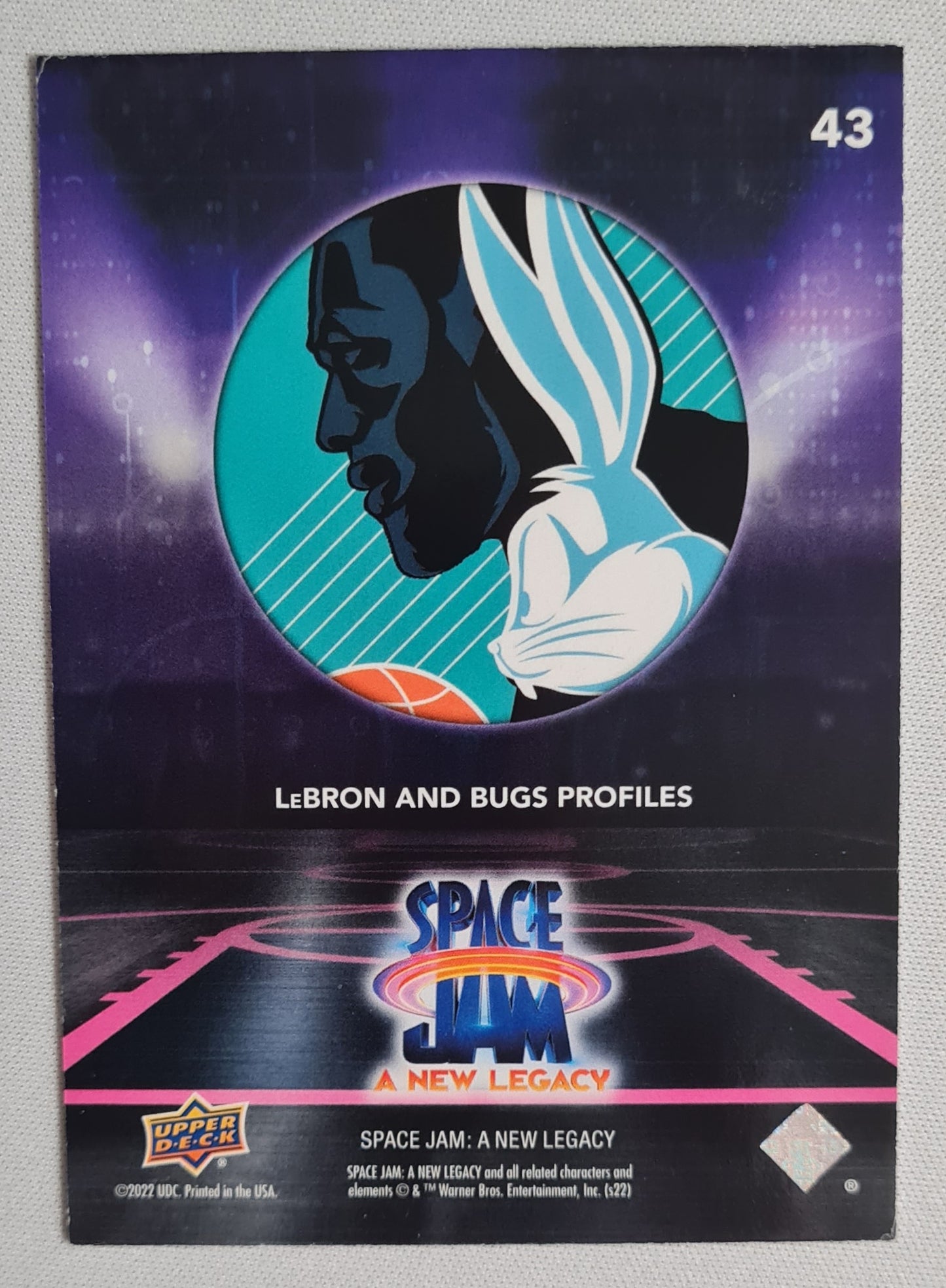 LeBron and Bugs - 2022 Upper Deck Space Jam - A New Legacy  #43