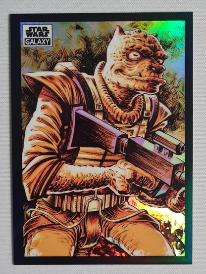 Bossk - Topps Star Wars Galaxy #96 Refractor