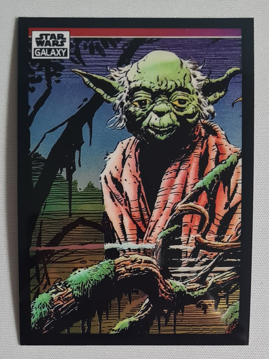 Yoda - Topps Star Wars Galaxy #32 - Yoda on Dagobah