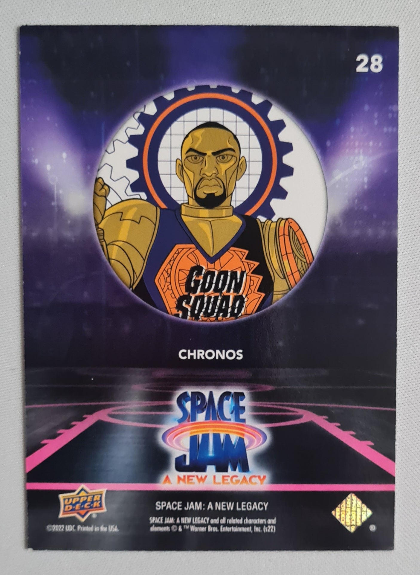 Chronos - 2022 Upper Deck Space Jam - a New Legacy #28 - Goon Squad