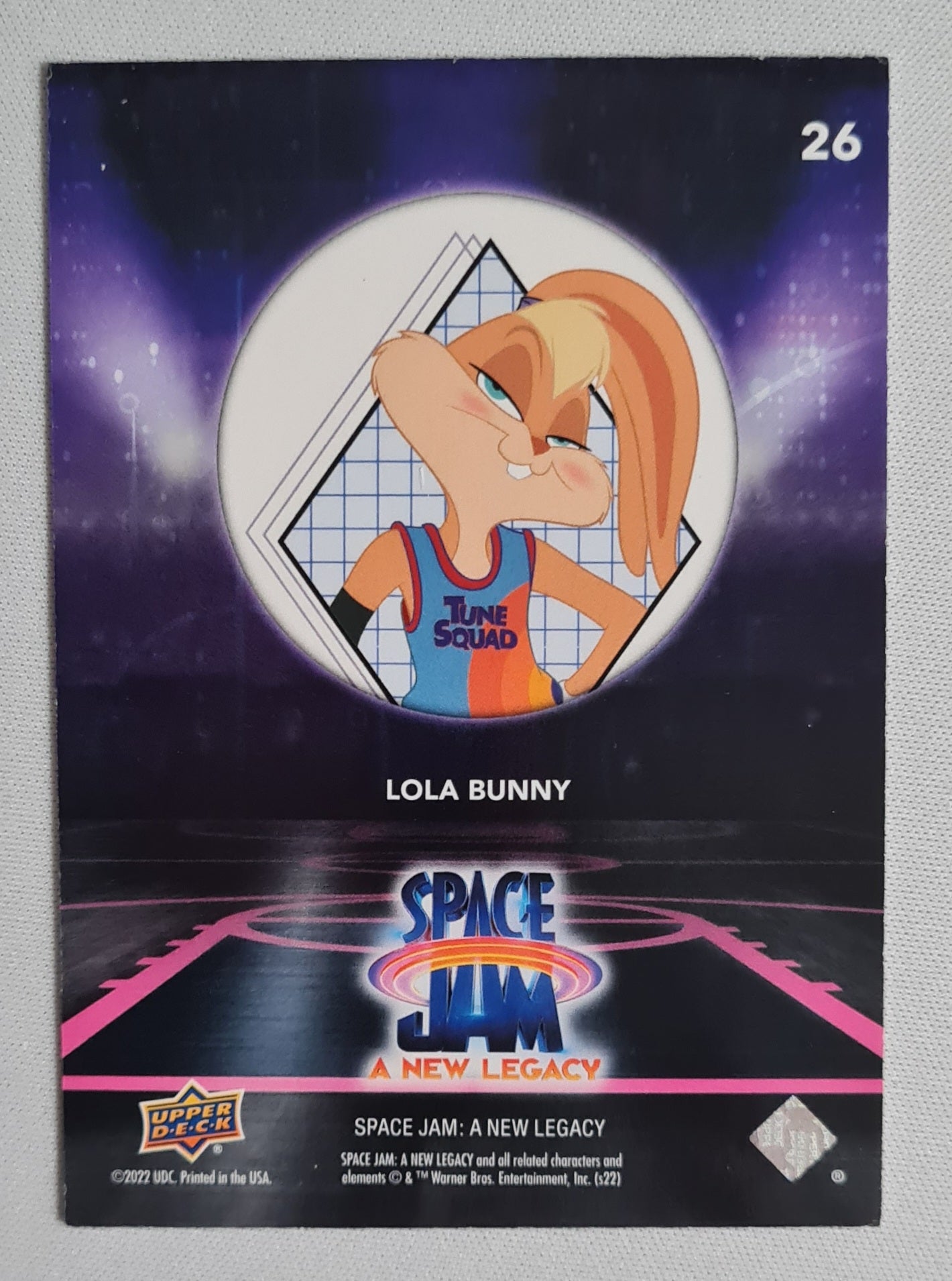 LoLa Bunny - 2022 Upper Deck Space Jam - a New Legacy #26