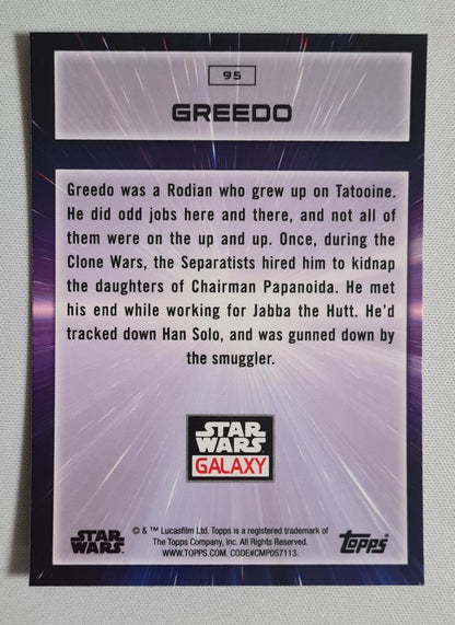 Greedo - Topps Star Wars Galaxy #95