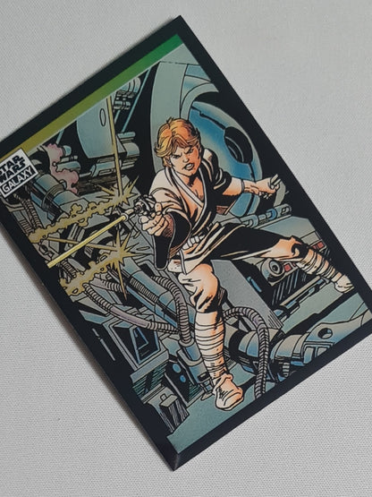 Luke Skywalker - Topps Star Wars Galaxy #21 - Luke Skywalker in Action!