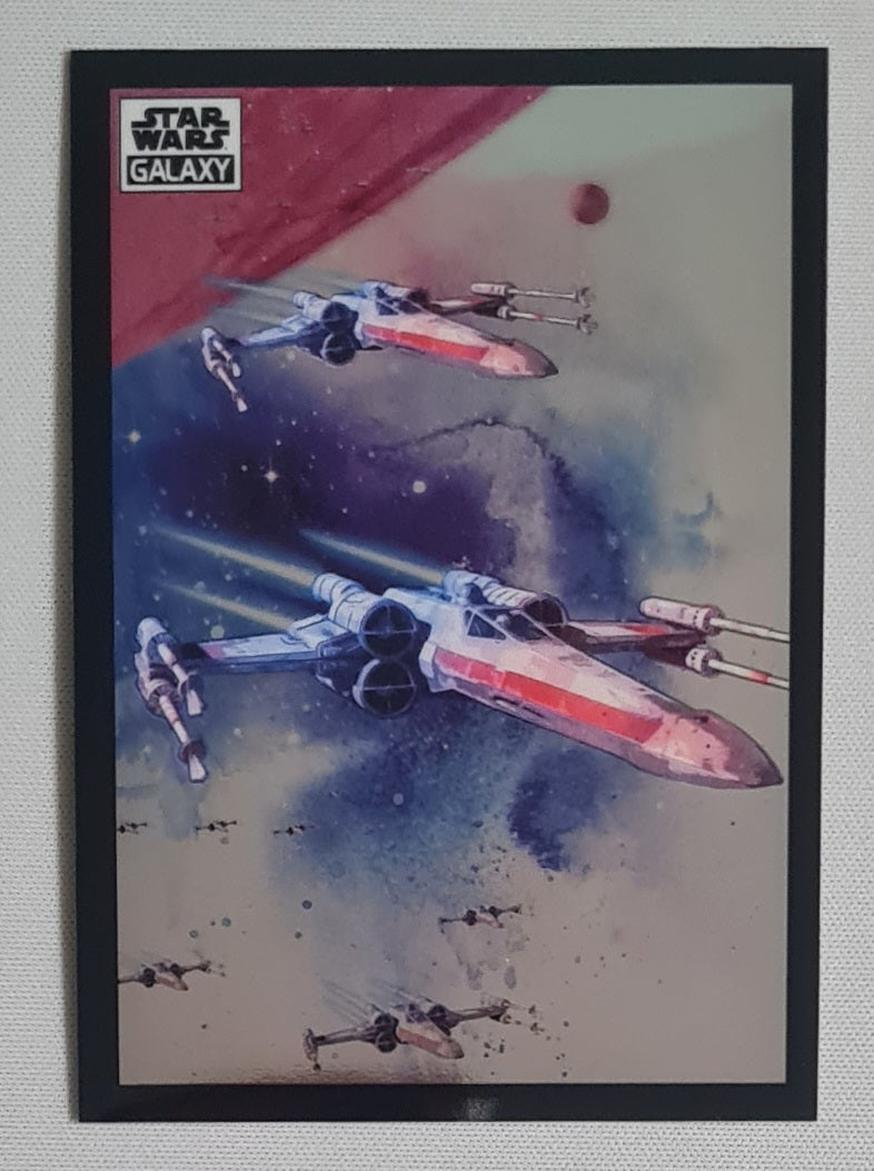 X-Wing - 2022 Topps Chrome  Star Wars Galaxy #12 - X-Wing Starfighters