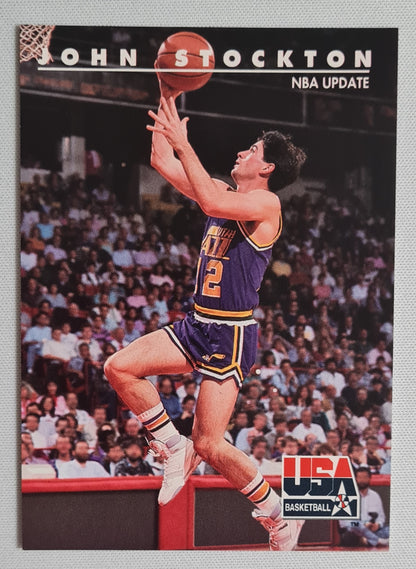 John Stockton - 1992 SkyBox USA Basketball NBA Update #82