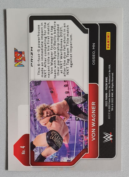 Von Wagner - 2022 Panini Prizm WWE Green Prizm #4
