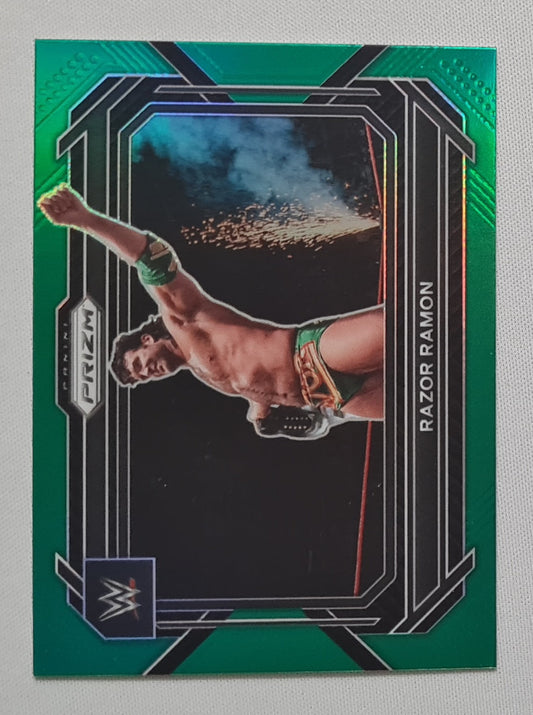 Razor Ramon - 2023 Panini Prizm WWE Green Prizm #67