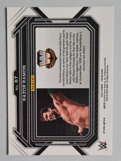 Razor Ramon - 2023 Panini Prizm WWE Green Prizm #67