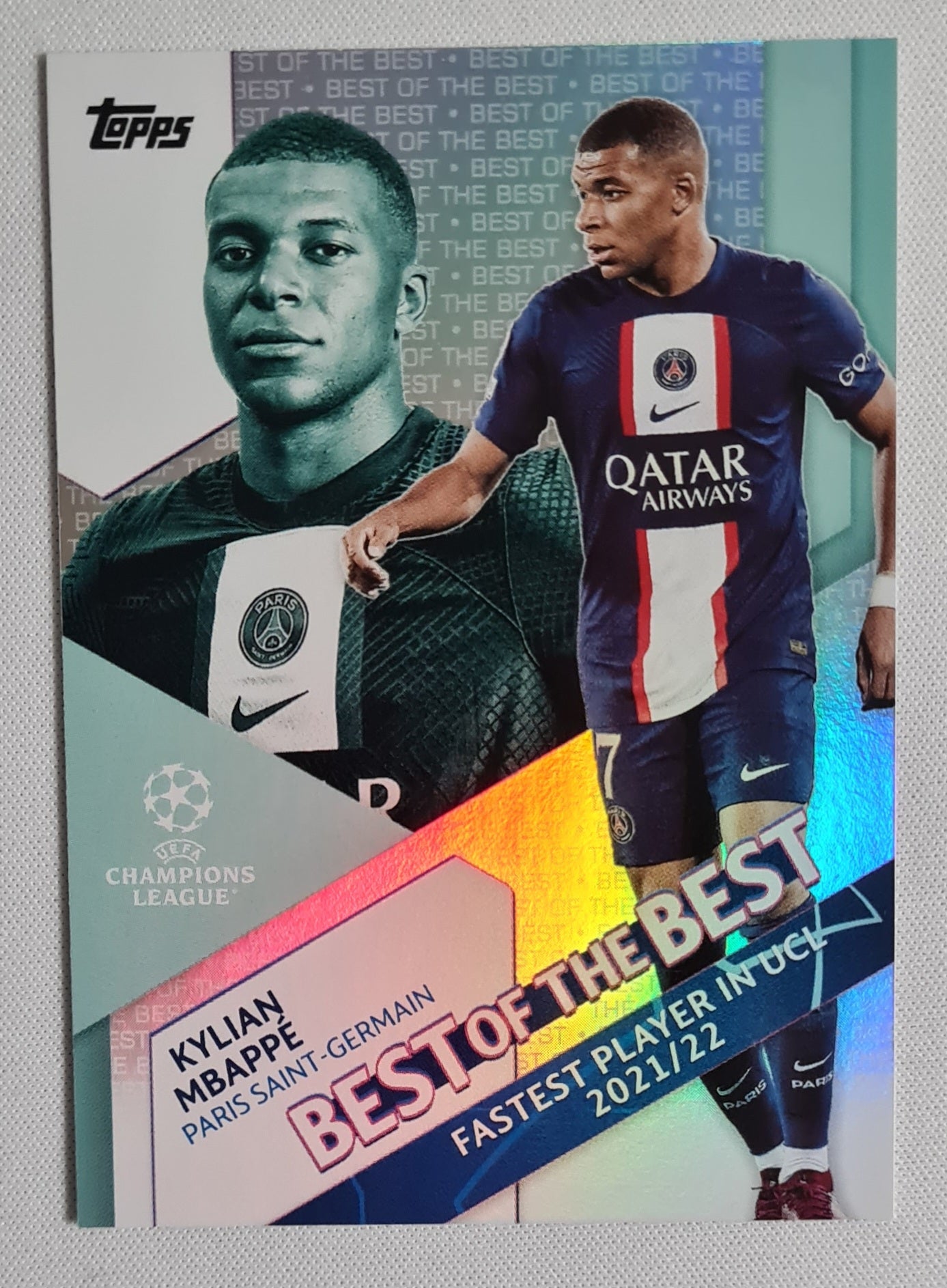 Kylian MBappe - 2023 Topps Best of the Best #BB-10 Refractor
