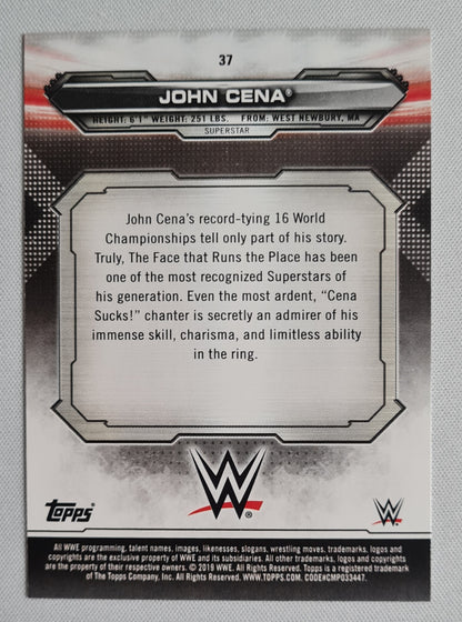 John Cena - 2019 Topps WWE #37 Superstar