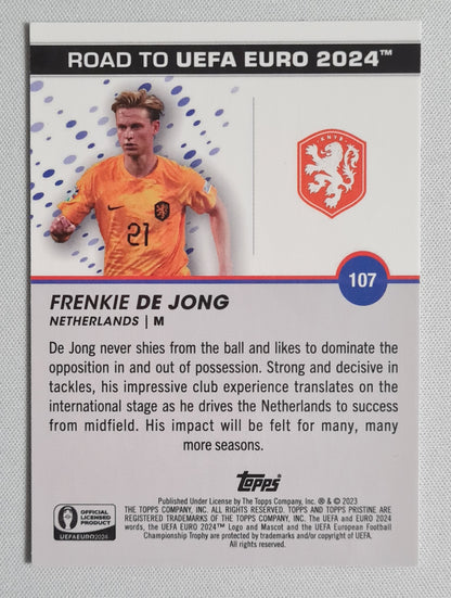 Frenkie de Jong - 2023 Topps Road to the UEFA 2024 (Dutch National Team)