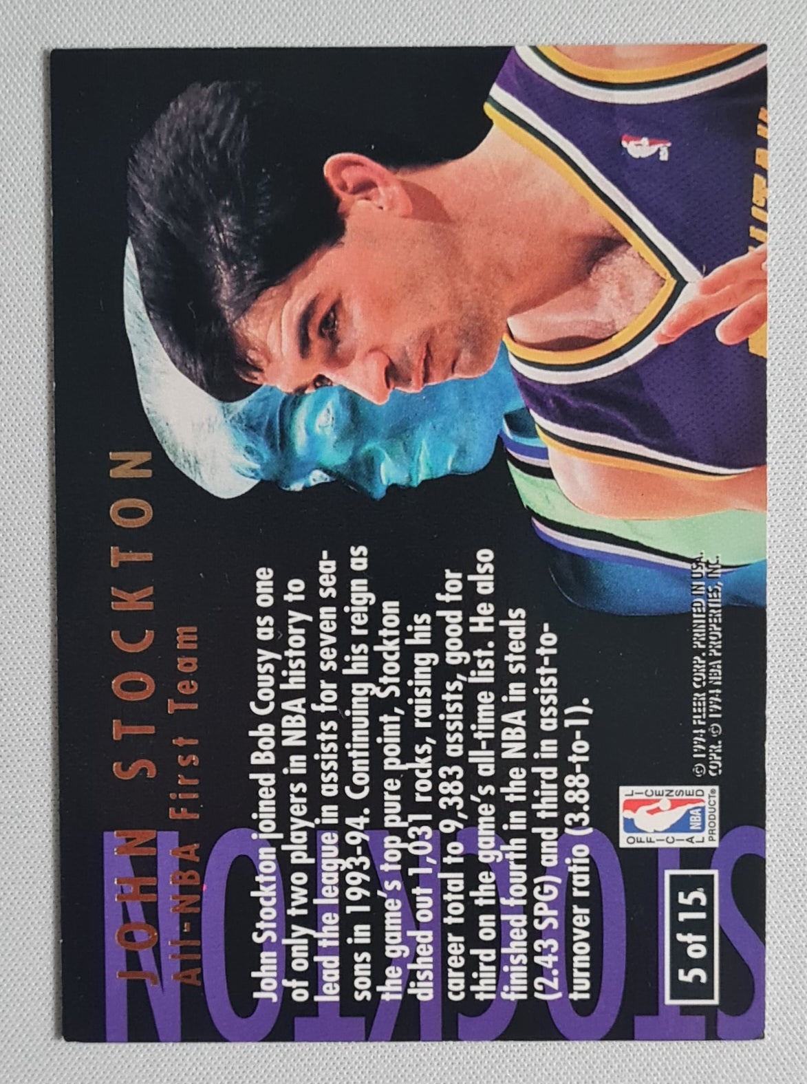 John Stockton - 1994 Fleer All NBA Team #5