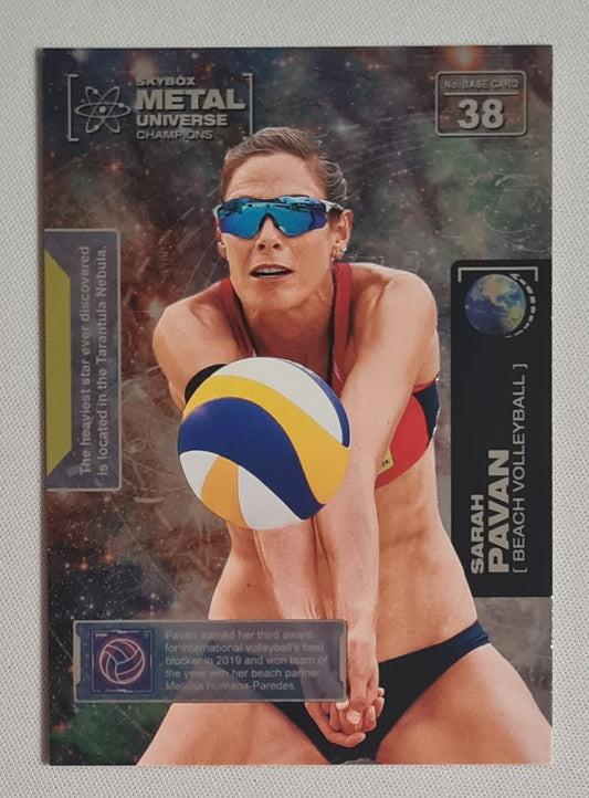 Sarah Pavan - 2021 Skybox Metal Universe Champions #33 Volleyball