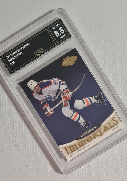 Wayne Gretsky - 2000 Upper Deck Heroes #126 "Immortals" - GMA 8.5 NM-MT+