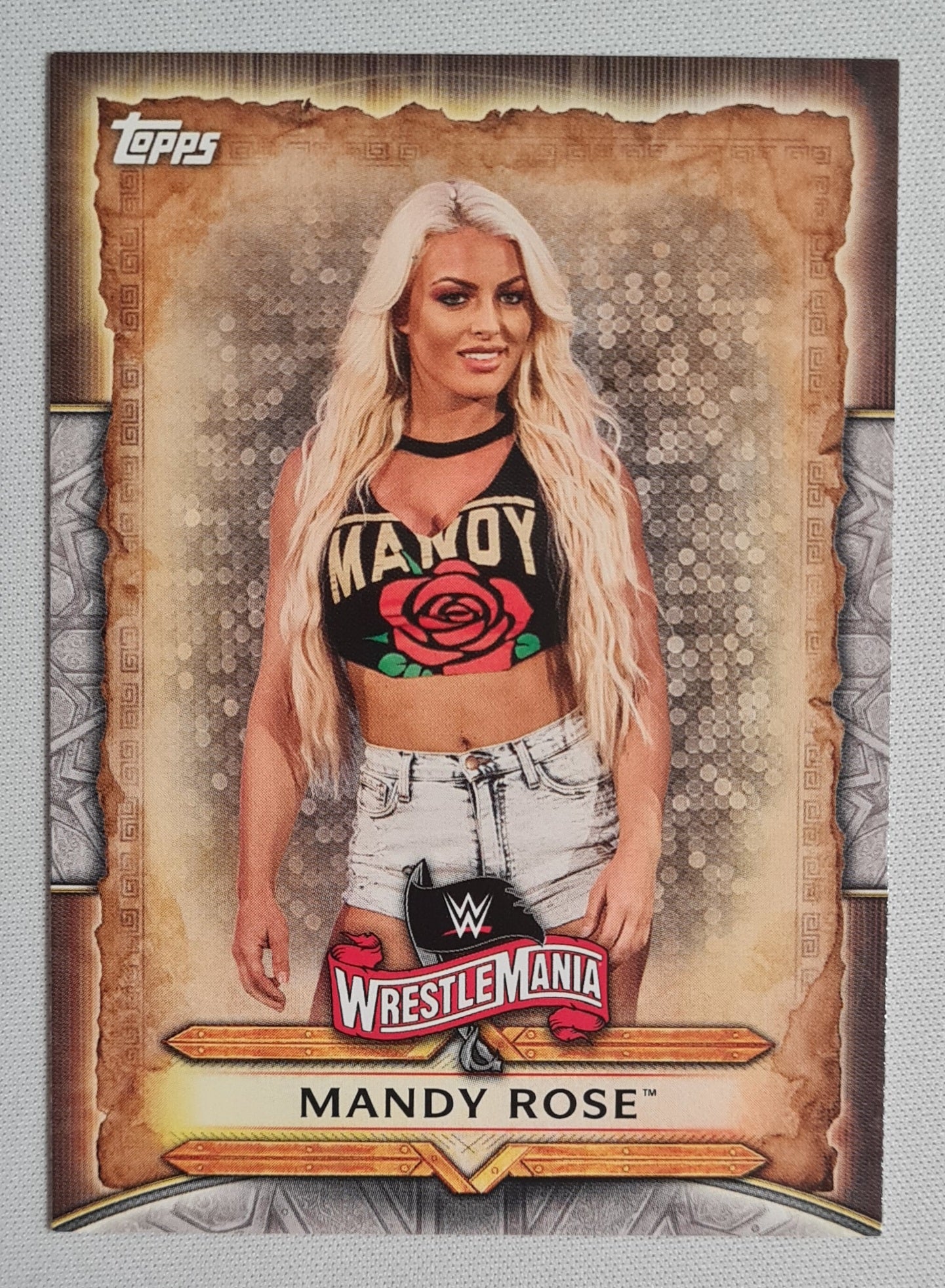 Mandy Rose - 2022 Topps Wrestlemania WWE Wrestling WM-34