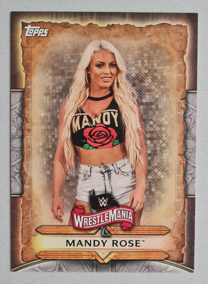 Mandy Rose - 2022 Topps Wrestlemania WWE Wrestling WM-34