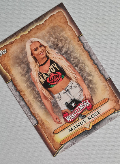 Mandy Rose - 2022 Topps Wrestlemania WWE Wrestling WM-34