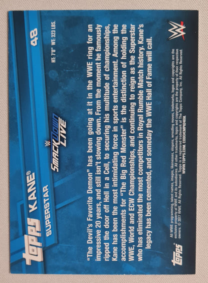 Kane - 2017 Topps Superstar Smack Live  #48 Wrestling