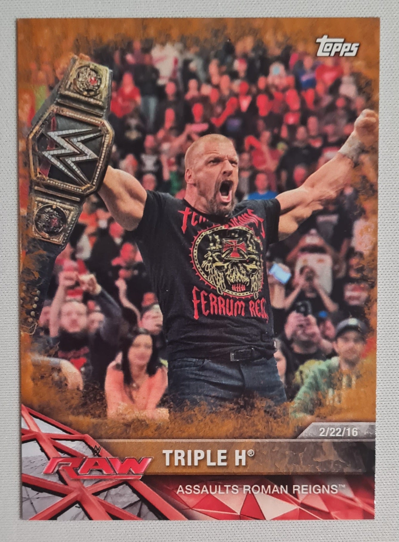 Triple H -2017 Topps WWE Raw Wrestling #33