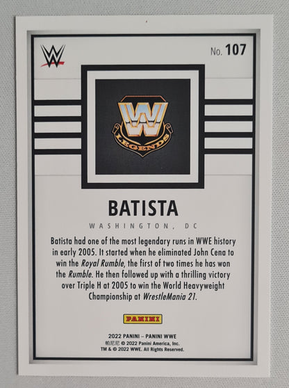 Batista - 2022 Panini WWE Legend Wrestling #107