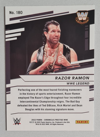 Razor Ramon - 2022 Panini Chronicles Prestige WWE Wrestling #180