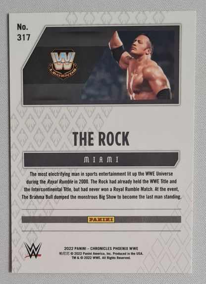 The Rock - 2022 Panini Chronicles Phoenix WWE  #317