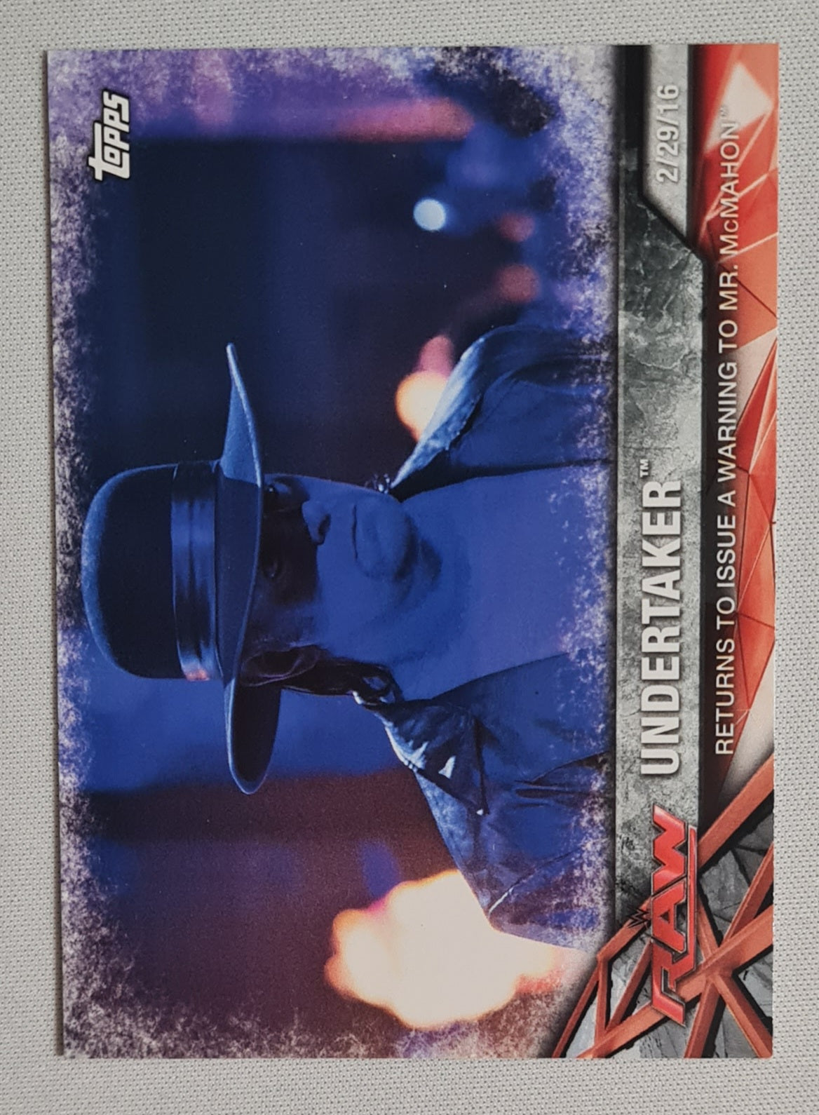 Undertaker - 2017 Topps WWE Wrestling Raw #34