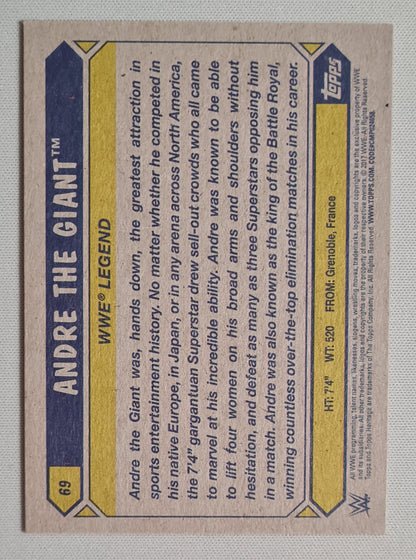 Andre the Giant - 2017 Topps #69 WWE Legend