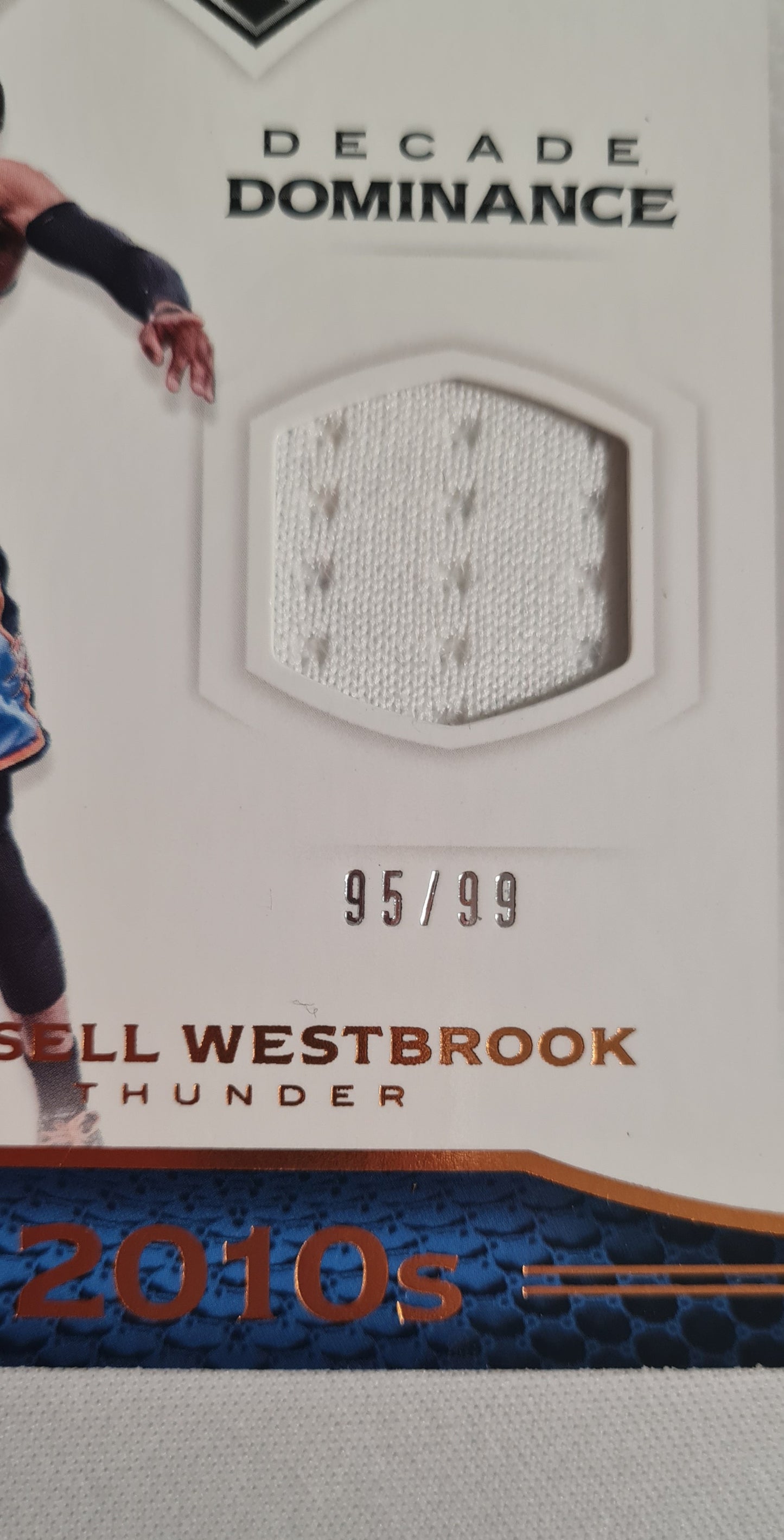 Russell Westbrook - 2016/17 Panini # 2 Decade Dominance 2010s Patch /99
