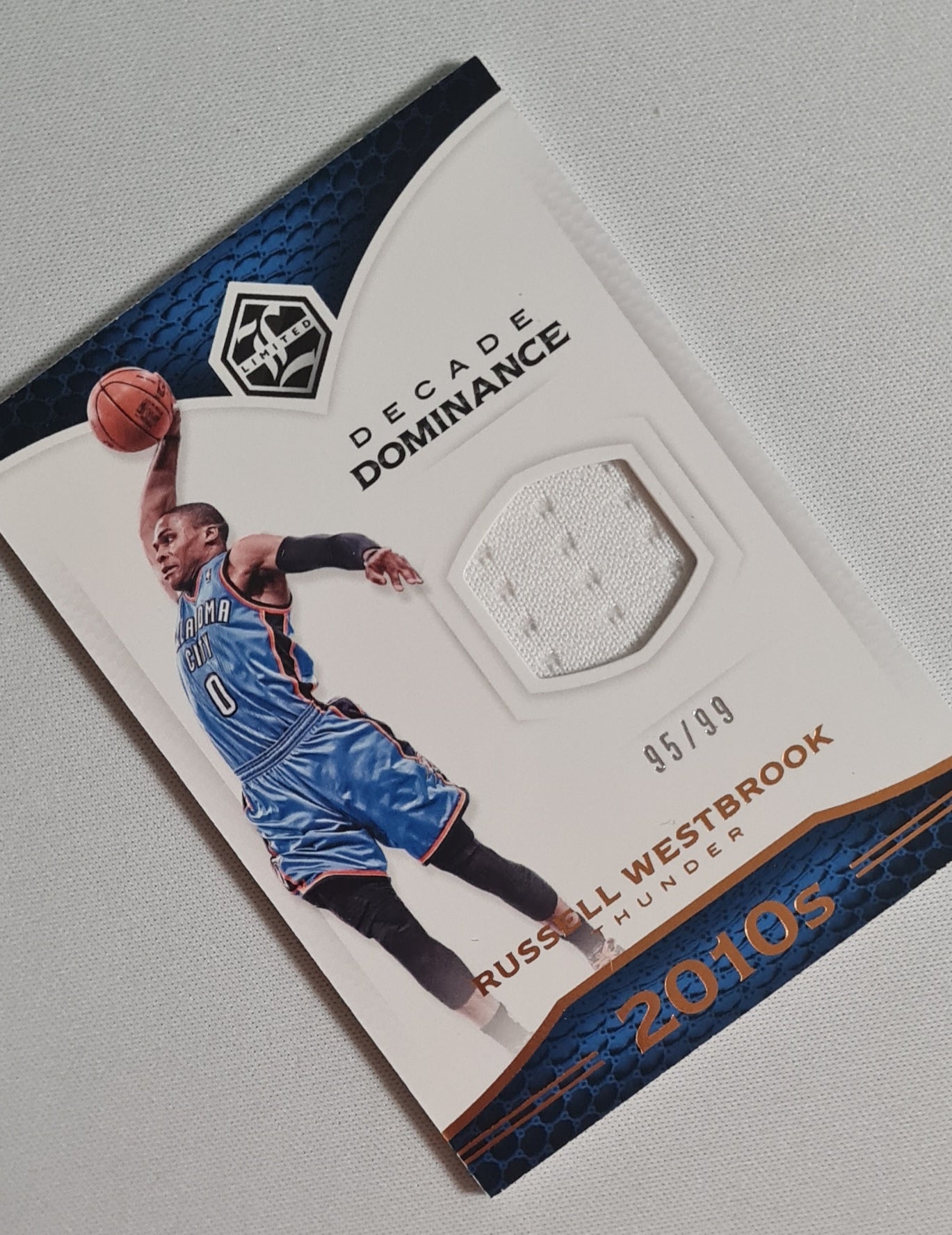 Russell Westbrook - 2016/17 Panini # 2 Decade Dominance 2010s Patch /99