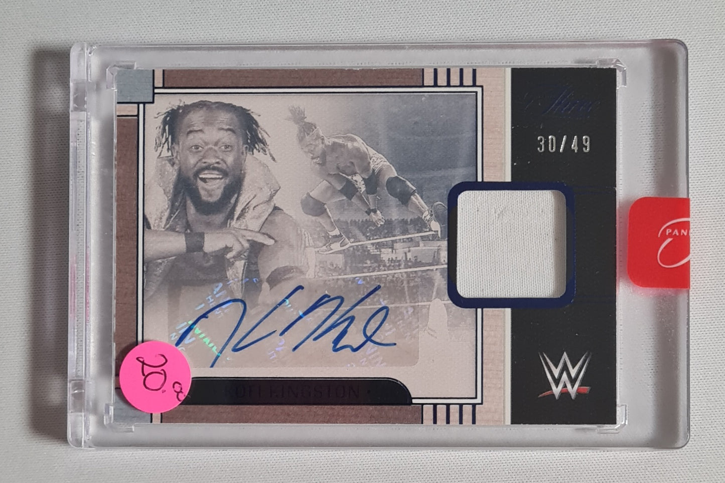Kofi Kingston - 2024 Panini Three Count WWE #PM-KKG Auto /49