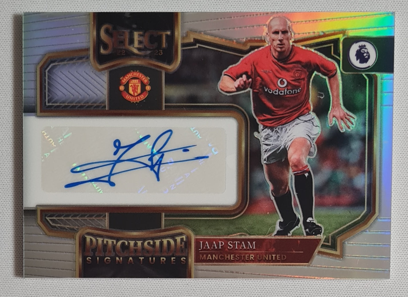 Jaap Stam - 2022 Panini Select #PS-JSM Pitchside Signatures Auto Manchester United