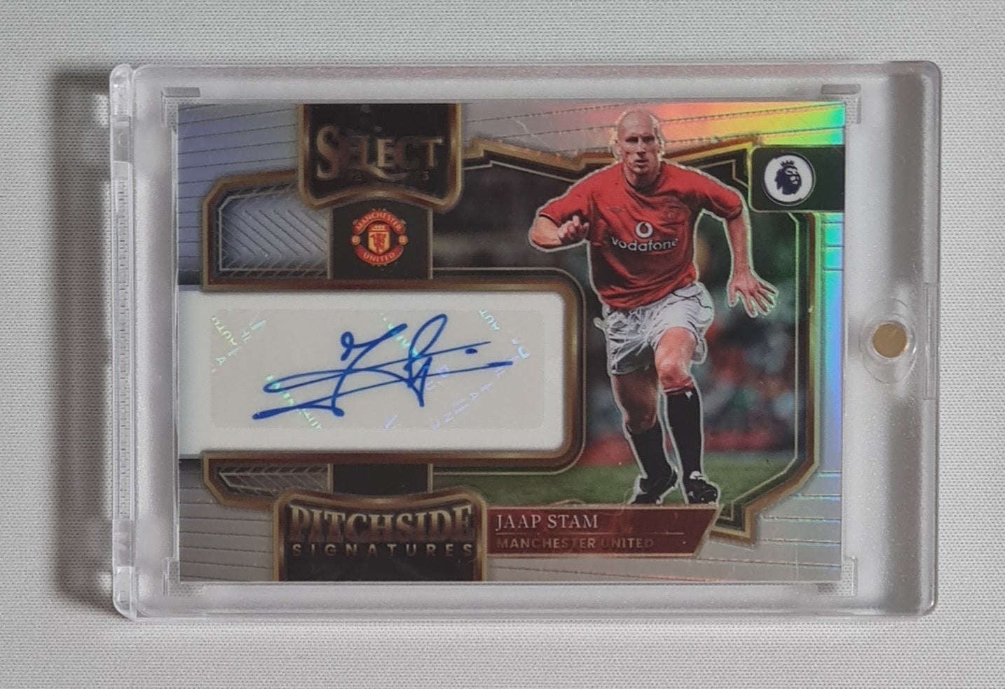 Jaap Stam - 2022 Panini Select #PS-JSM Pitchside Signatures Auto Manchester United