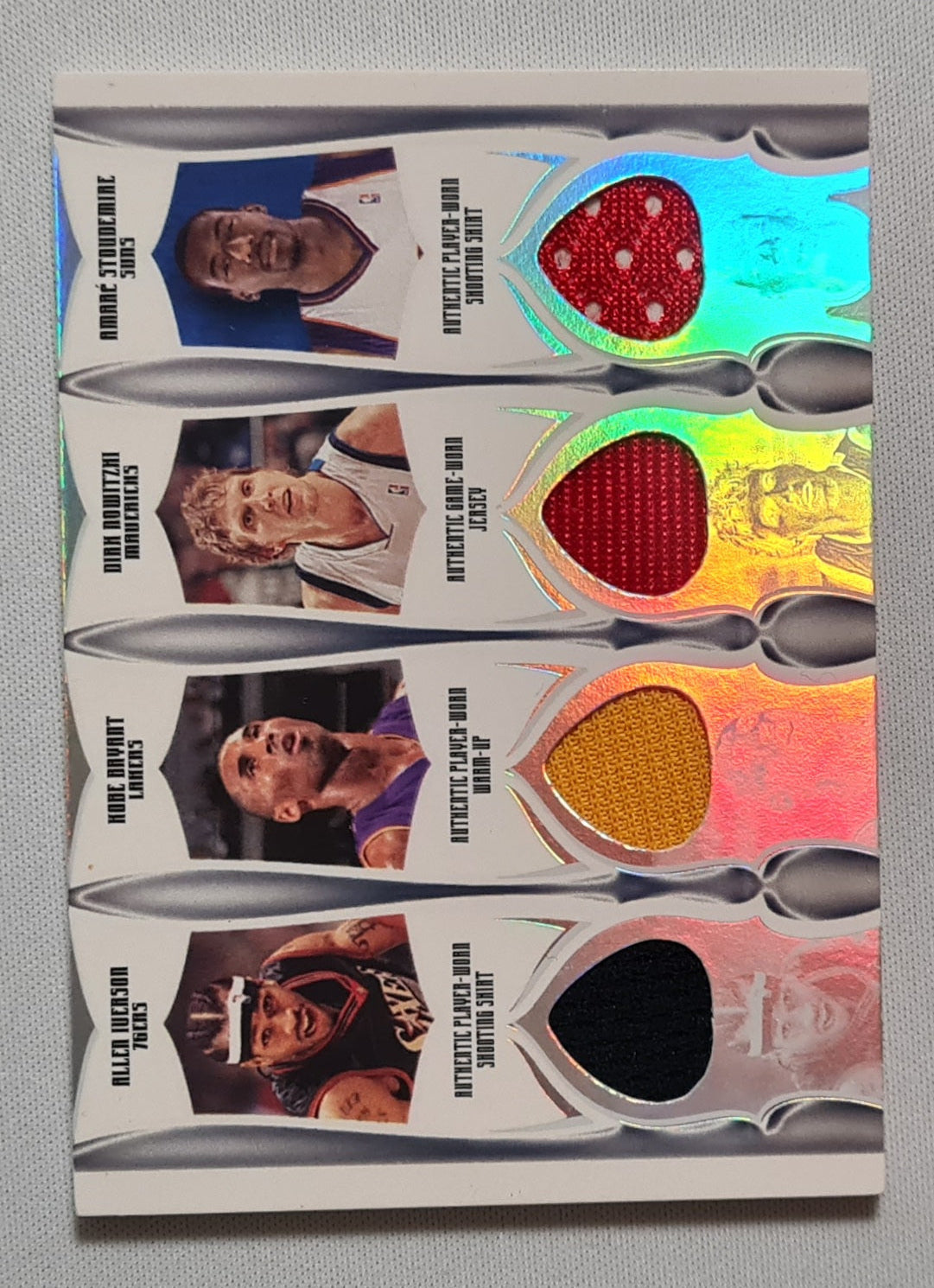 Iverson Bryant Nowitiski Stoudemire McGrady Arenas Carter 2006 Topps Luxury Box Patch /140