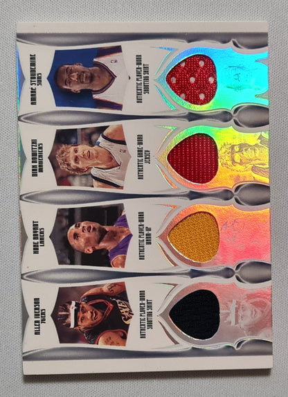 Iverson Bryant Nowitiski Stoudemire McGrady Arenas Carter 2006 Topps Luxury Box Patch /140