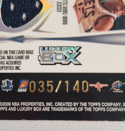 Iverson Bryant Nowitiski Stoudemire McGrady Arenas Carter 2006 Topps Luxury Box Patch /140